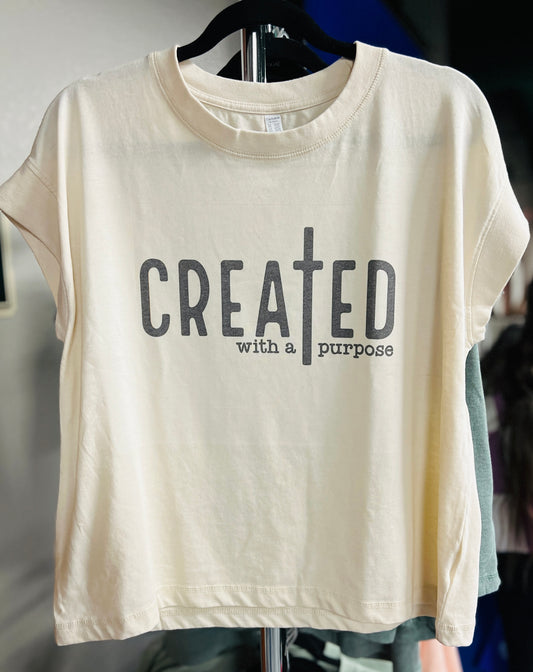 Created With a Purpose Ladies Tee